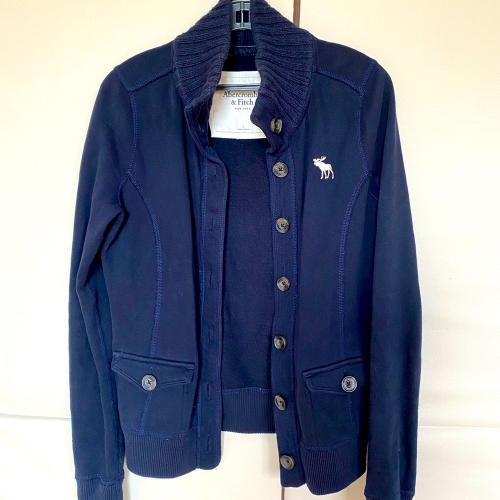 Abercrombie & Fitch button up sweater jacket
